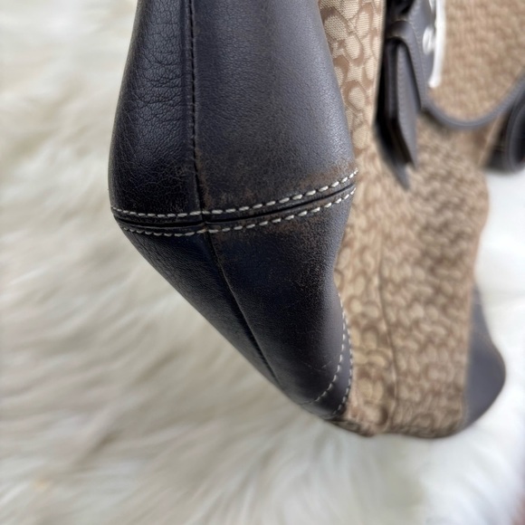 COACH SOHO MONOGRAM CONVERTIBLE SHOULDER CROSSBODY BAG - Picture 11 of 13